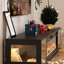 Foyer électrique moderne 46 "avec meuble télé