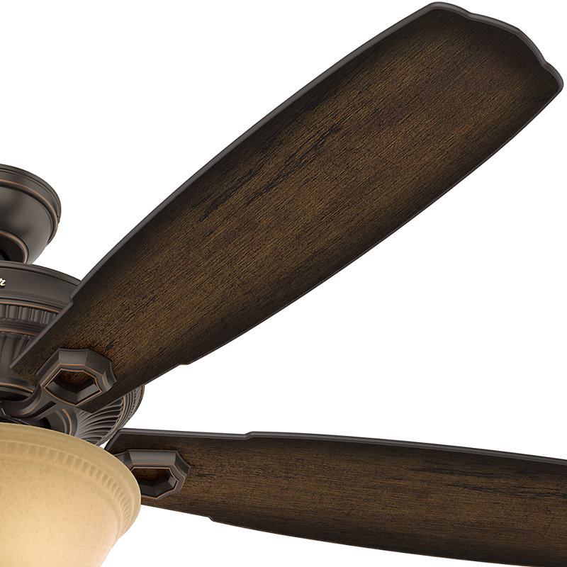 60" Ambrose 5 - Blade Standard Ceiling Fan with Pull Chain and Light Kit Included