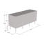 Buffet noir 60 "Cambridge-78687421