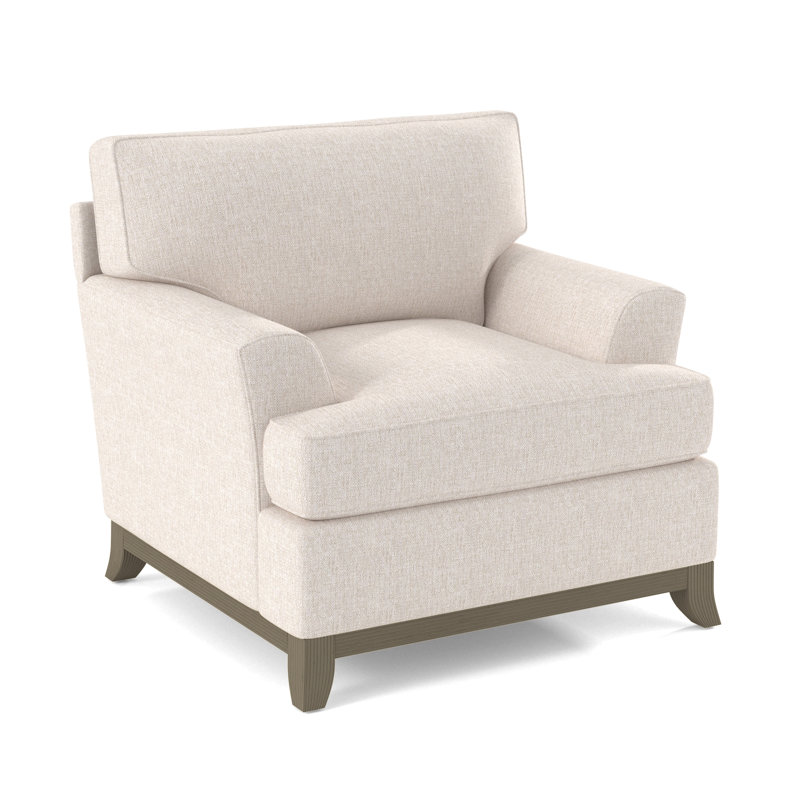 Oaks Way Armchair, White Sugar Performance; 0863-91, Willow