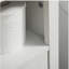 Armoire de salle de bain encastrée de style campagnard, avec armoire de rangement avec double porte et tablette de rangement