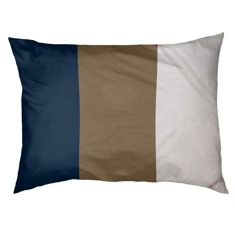 Coussin Los Angeles Anaheim, Petit (l 28 po x P 18 po x H 6 po), Bleu / bleu / or / blanc