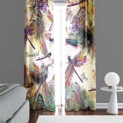 Semi Sheer Curtain Panel Pair