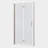 1 3/8" Adjustment,Universal Pivot Shower Door, With 1/4" Tempered Glass Finish-110270983