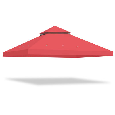 Yescom Canopy Top Replacement for 2-Tier Crescent TJSG081 Gazebo Outdoor Garden Yard Patio Cover