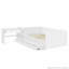 Lit plateforme en bois avec tiroirs, tablettes et coiffeuse-116331728