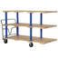 Chariot utilitaire triple plateforme