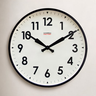 18" Indoor Metal Wall Clock