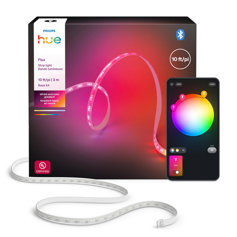 Philips Hue Flux Lightstrip 10ft, 10ft