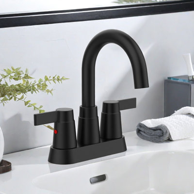 2-Handle Bathroom Centerset Faucet