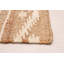 Tapis unique en jute / sisal Palas Denizli 5 pi x 7 pi 11 po brun clair Paliz Denizli