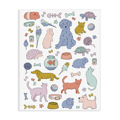 Pet Shop Menagerie Canvas, design by Bethany Sandoval