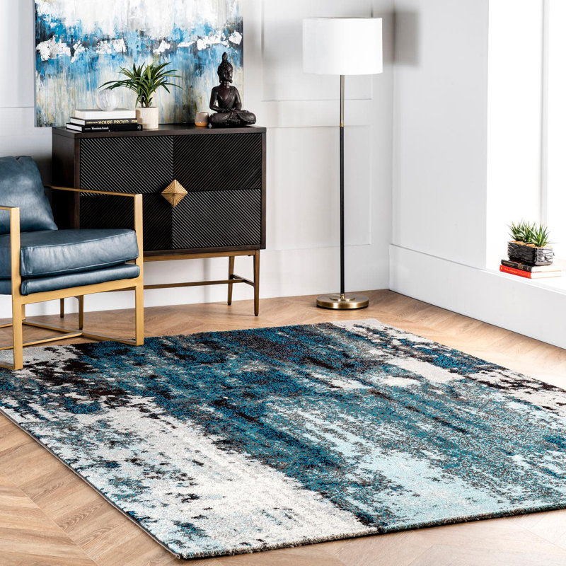 Elliott Abstract Area Rug, Rectangle 122 x 183cm