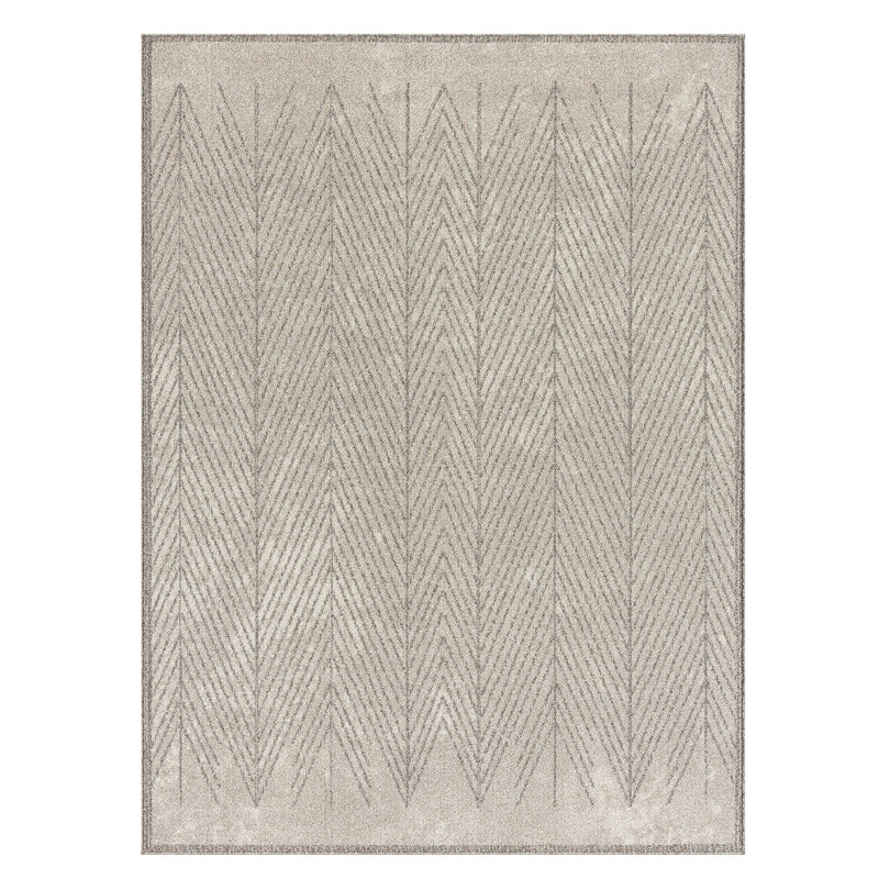 Geometric Indoor Rug, Rectangle 5'3" x 7'2"