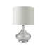Lampe de table en verre de 24,5 pouces de hauteur «Leann», verre transparent