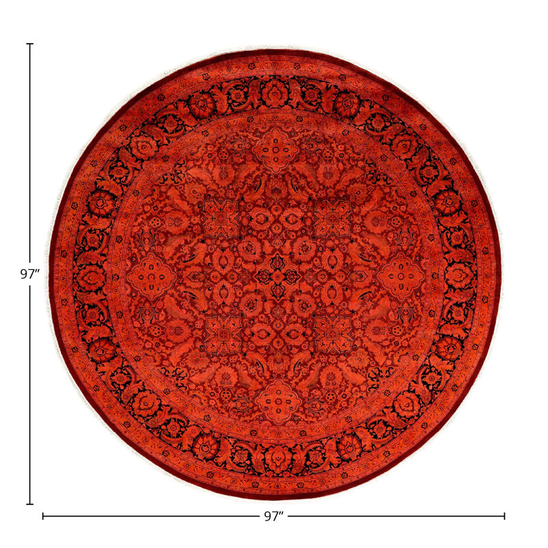 Colene One-of-a-Kind 8' 1" x 8' 1" Hand Knotted Area Rug
