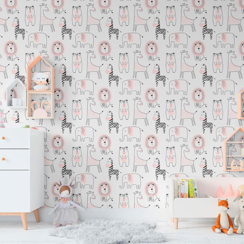 Rouleau de papier peint adhésif doux L 126 po x l 24 po