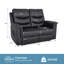 Causeuse inclinable en similicuir de 55 po Ariadny