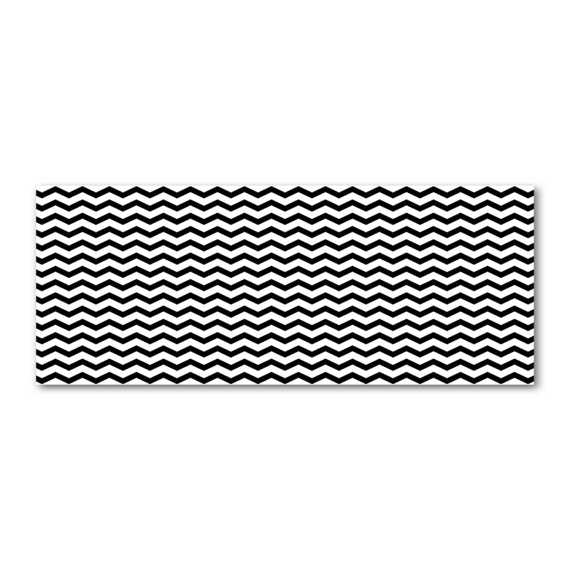 Zigzags - No Frame Print on Canvas