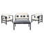 Nidhi Eucalyptus 4 - Person Patio Conversation Set with Cushions-877308694