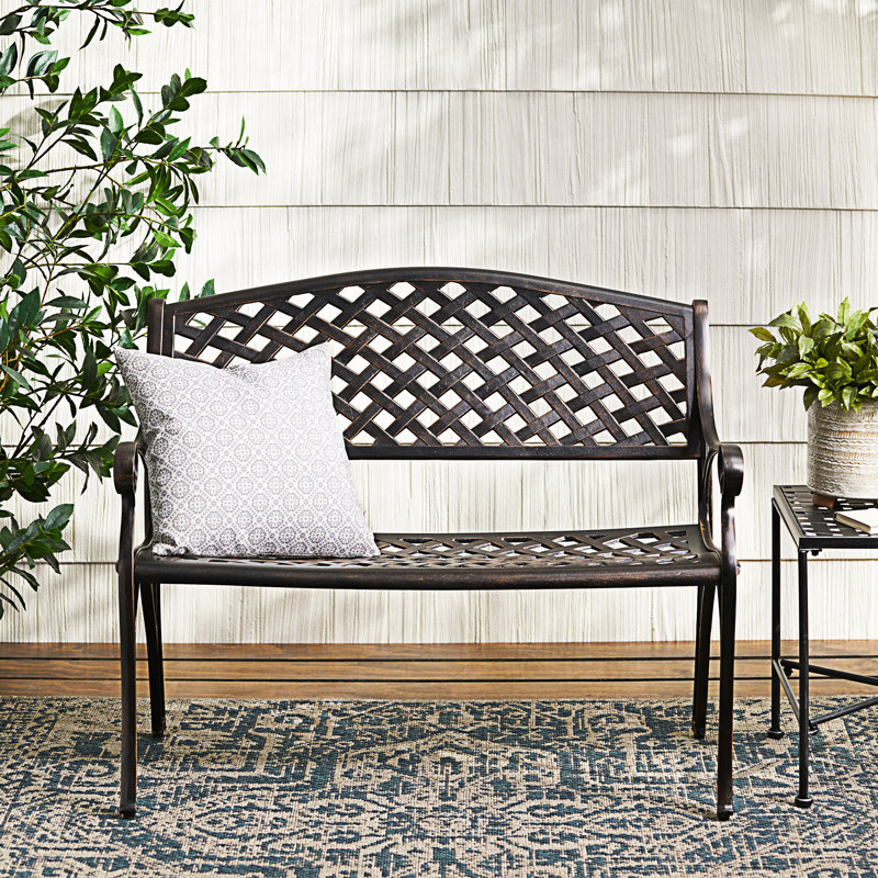 Basket-Weave Styled Bench, Mudroom Bench