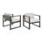 NAVAN OUTDOOR PATIO CLUB CHAIR, SET OF 2 FRAME WITH CUSHION