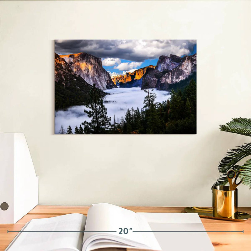 Nuage du parc national Alvord Yosemite, H 8 po x l 12 po