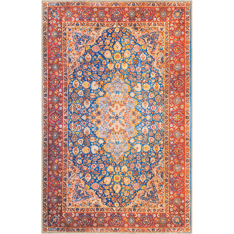 Utin Chenille Oriental Indoor Rug, Rectangle 3'6" x 5'6"