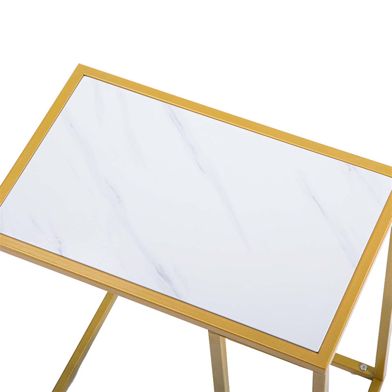 Table d'appoint simple en marbre Marble