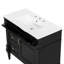 Élégant meuble-lavabo de salle de bain 36 po avec lavabo en céramique-184089681