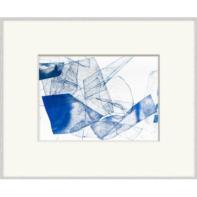 Gravures translucides 5 - Peinture sur papier encadrée