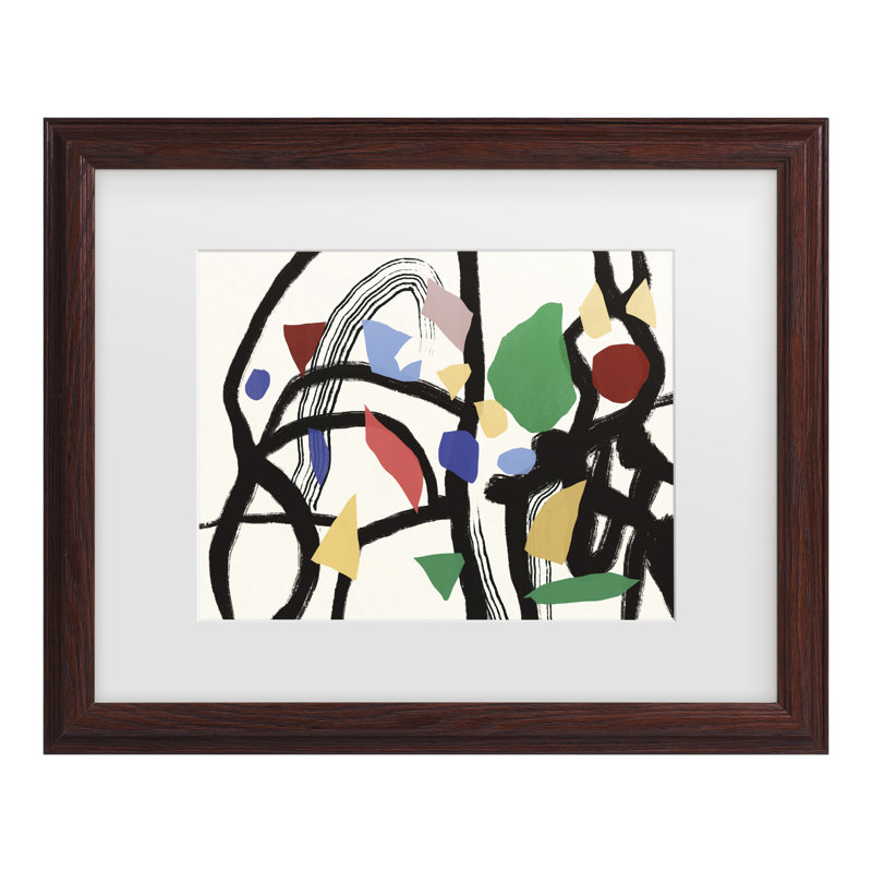 «Little Dean Colors In The Forest» 03, art encadré mat, H 13,75 po x l 16,75 po
