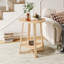 Tray Top Cross Legs End Table