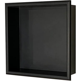 Shower Niche Matte Black Color Bathroom Corner Shelf Solid SUS304 Shower  Caddy - China Double Shelf Shower Niche, Shower Niche