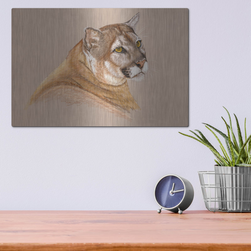 "Cougar" par Barbara Keith, H 12 po x l 16 po