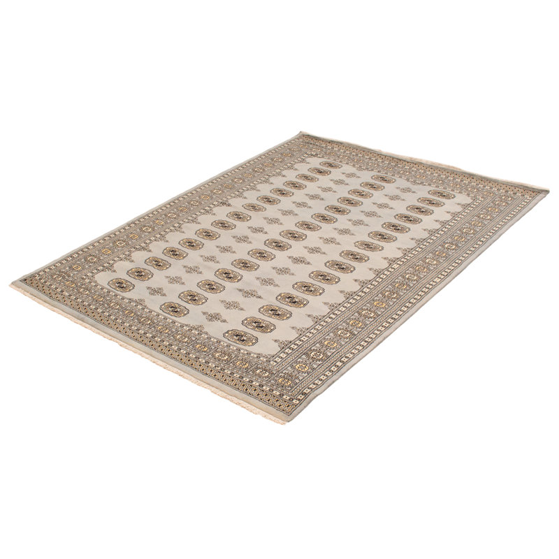 Tapis gris 6 pi 2 po x 8 pi 5 po Finha Peshawar Bokhara