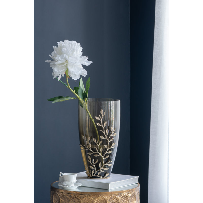 Ilhana Table Vase, 14.8" H x 8.5" W x 7.8" D