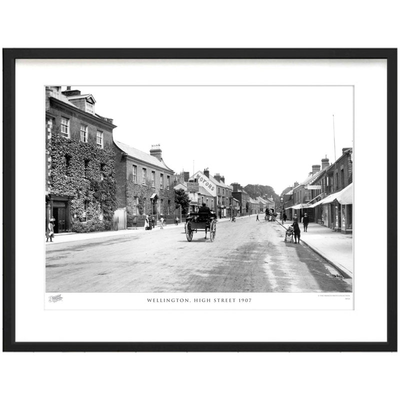 Wellington, High Street 1907 - Single Picture Frame Print, 60cm H x 80cm W x 2.3cm D