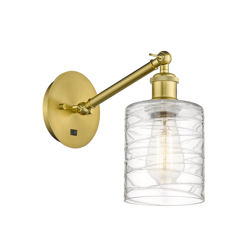 Shauna Armed Sconce, LED, Satin Gold