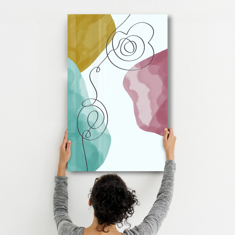 Lekeya Elegant Tempered Glass Wall Art Painting, 13.8 x 21.7 inches | 100% Tempered Glass, Thickness: 0.16 inches | UV Printed for Vibrant Colors | Perfect for Home Decor, Living Room, & Office Spaces