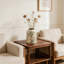 Vase floral en céramique texturée avec glacis doux pour la décoration de la table et des tablettes
