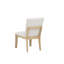 Ensemble de 2 chaises de salle à manger rembourrées en bois de chêne clair