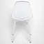 Chaise d'appoint transparente (ensemble de 4)-846646028