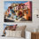 «Colorful Mexico Colorful Casas This VII», reproduction d'art sur toile