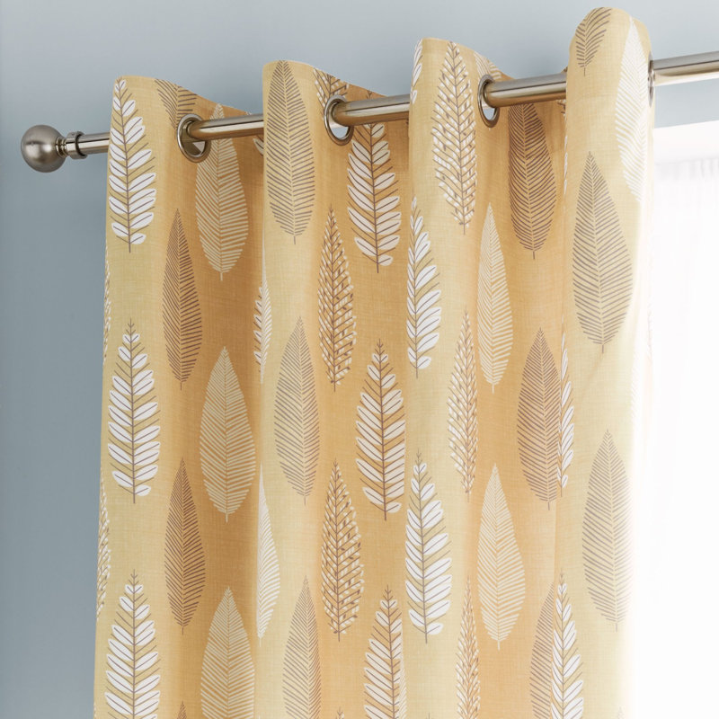 Stockholm Eyelet Room Darkening Curtains, 229 W x 229 D cm