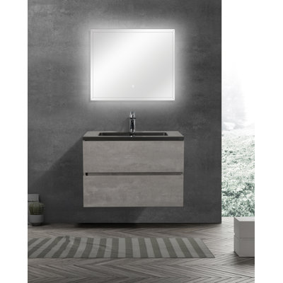 Meuble-lavabo flottant avec lavabo 30 po