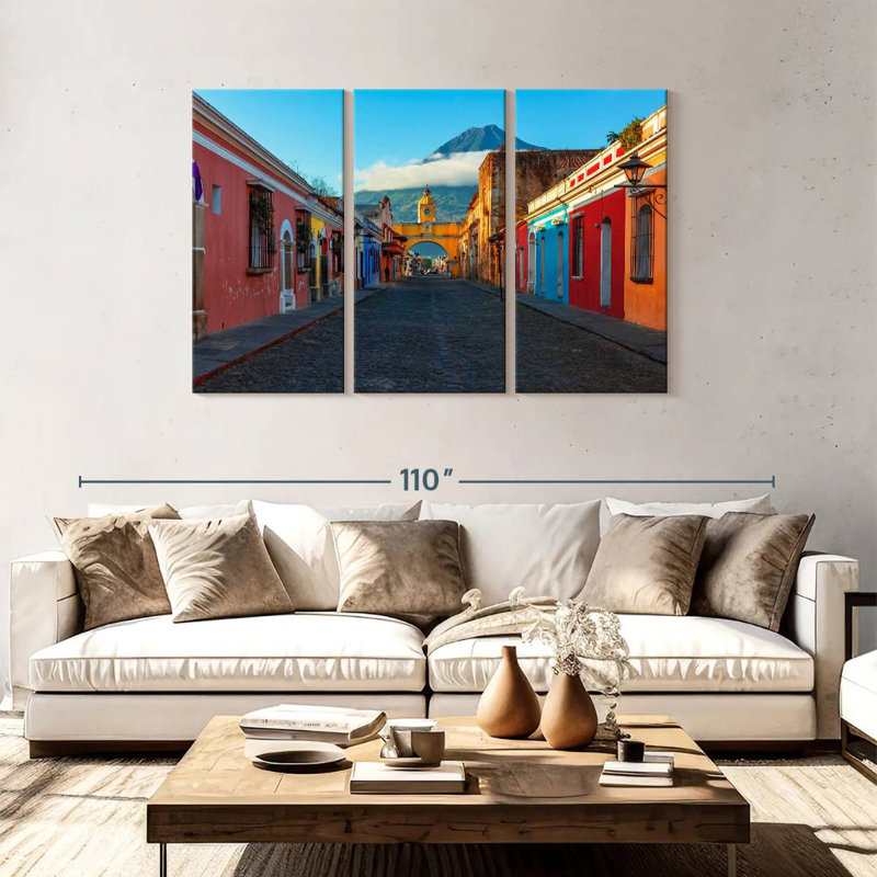 Sebbie Street à Antigua, H 48 po x l 74 po