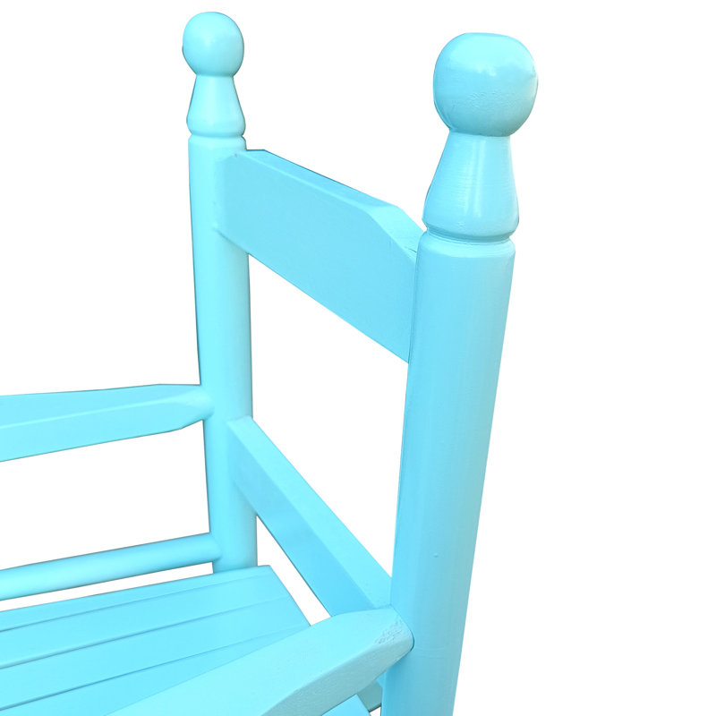 Chaise berçante - Bois franc massif, pour une utilisation intérieure / extérieure, capacité de poids de 110 lb, matériau facile à assembler en bois franc, et dossier extérieur, dossier, limite de poids, avec instructions complètes