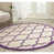 Purple/Ivory