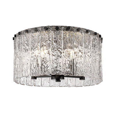 Kettering Glass Flush Mount